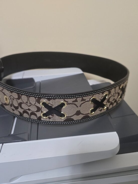 Coach Signatute Patch Belt Ladies Size Small main image 6